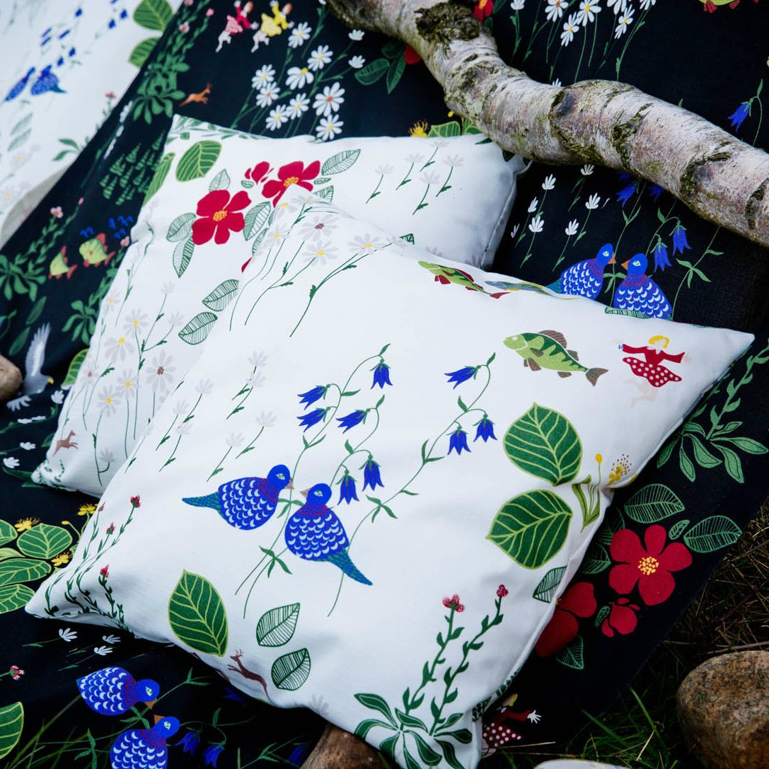 Himlajorden tyynynpäällinen valkoinen