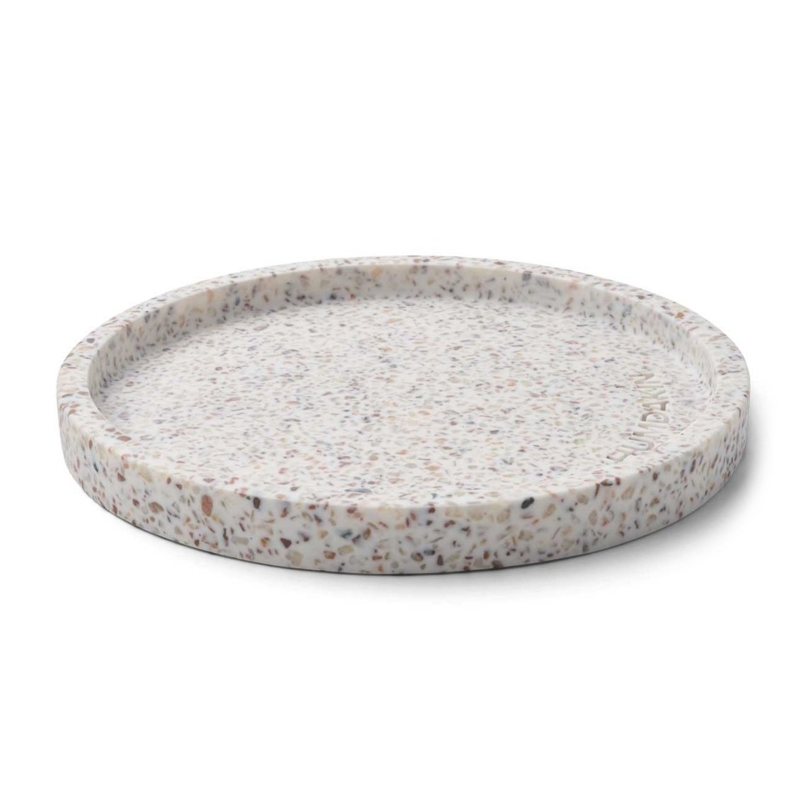 Humdakin Terrazzo pyöreä tarjotin Ø 20 cm White-brown