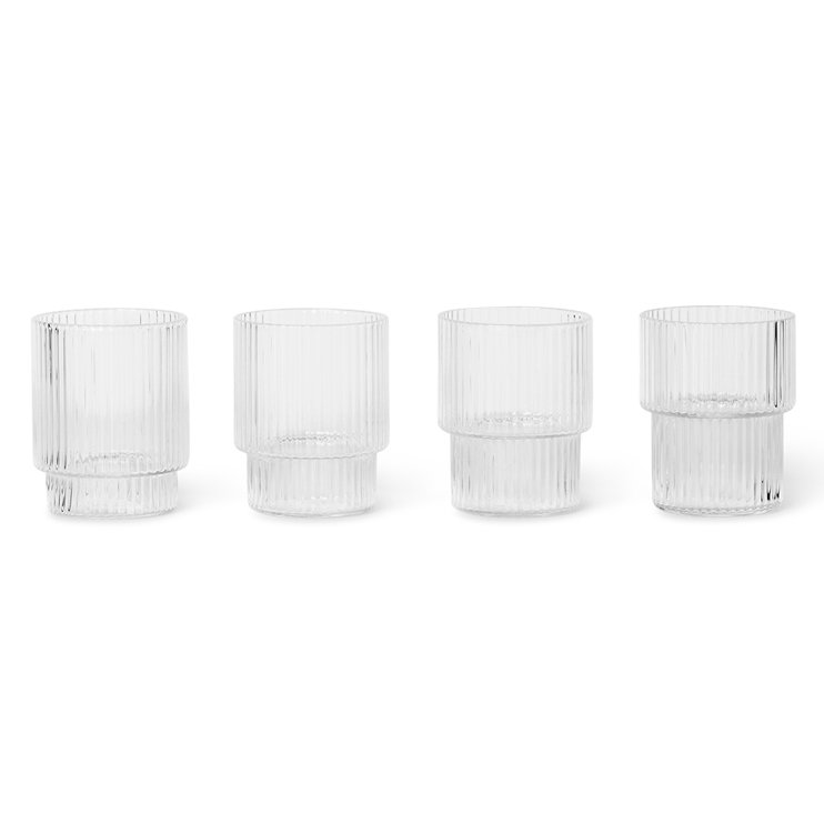 Ripple espressolasi 6 cl, 4-pakkaus Kirkas