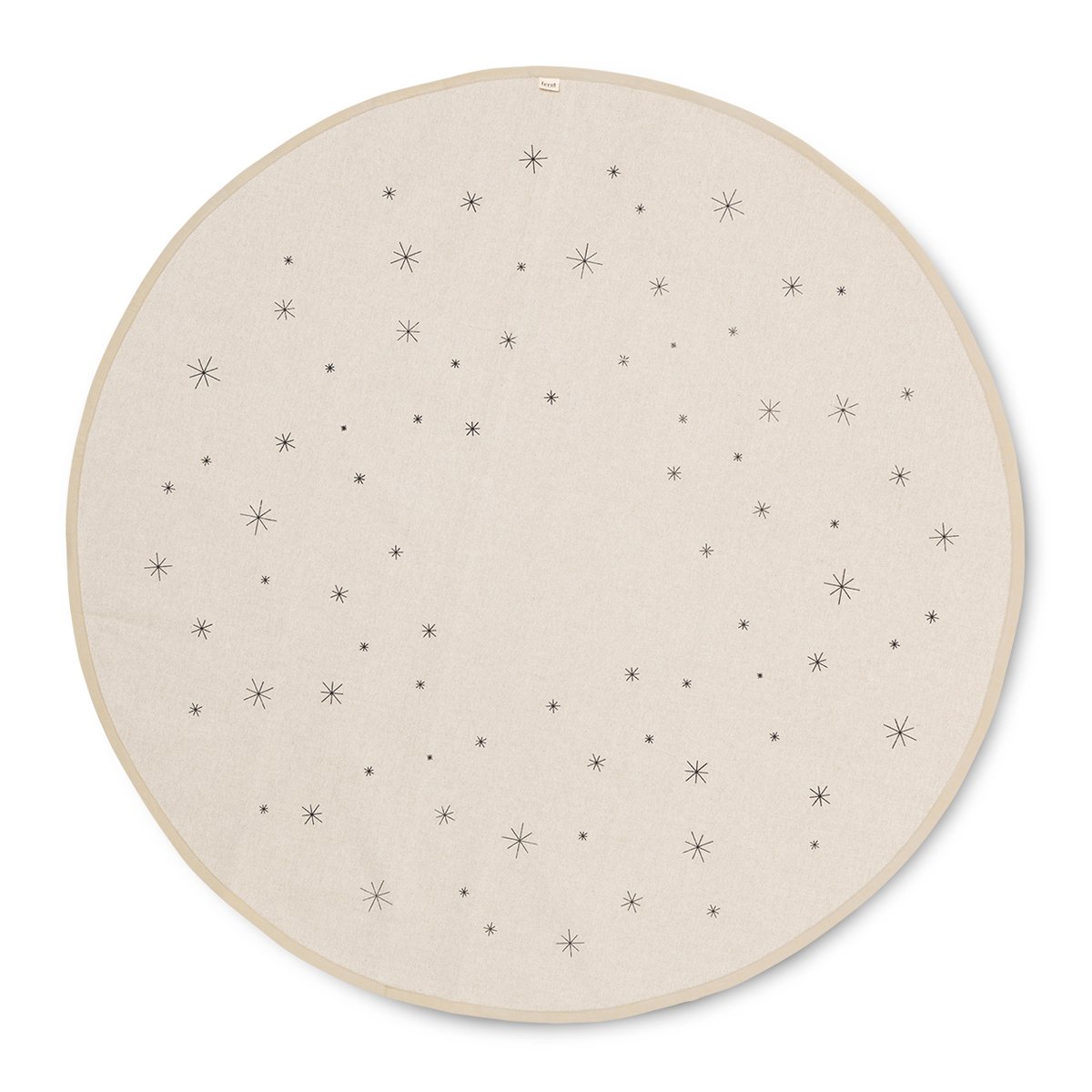 Star joulukuusen matto, Ø 120 cm Sand