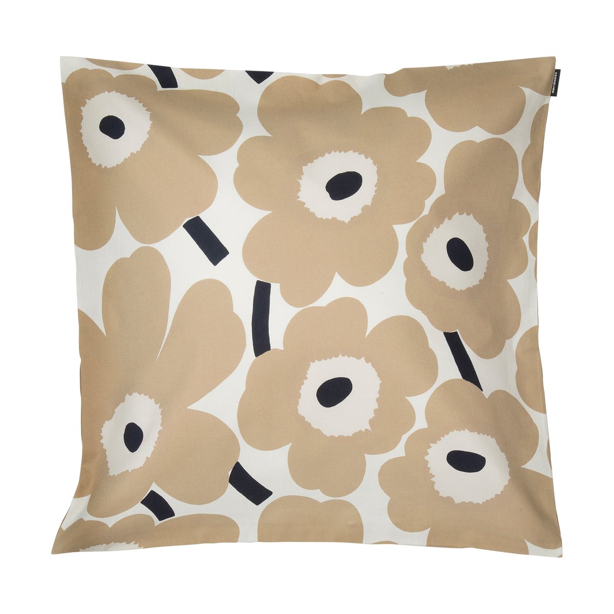 Pieni Unikko tyynynpäällinen Off white-beige-tummansininen