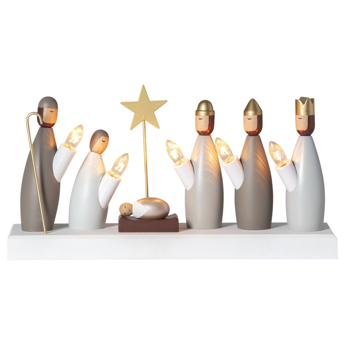 Krubba adventtikynttilänjalka Multi