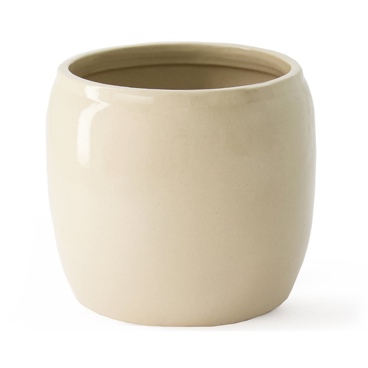 Ernst lasitettu ruukku Ø 19,5 cm Beige