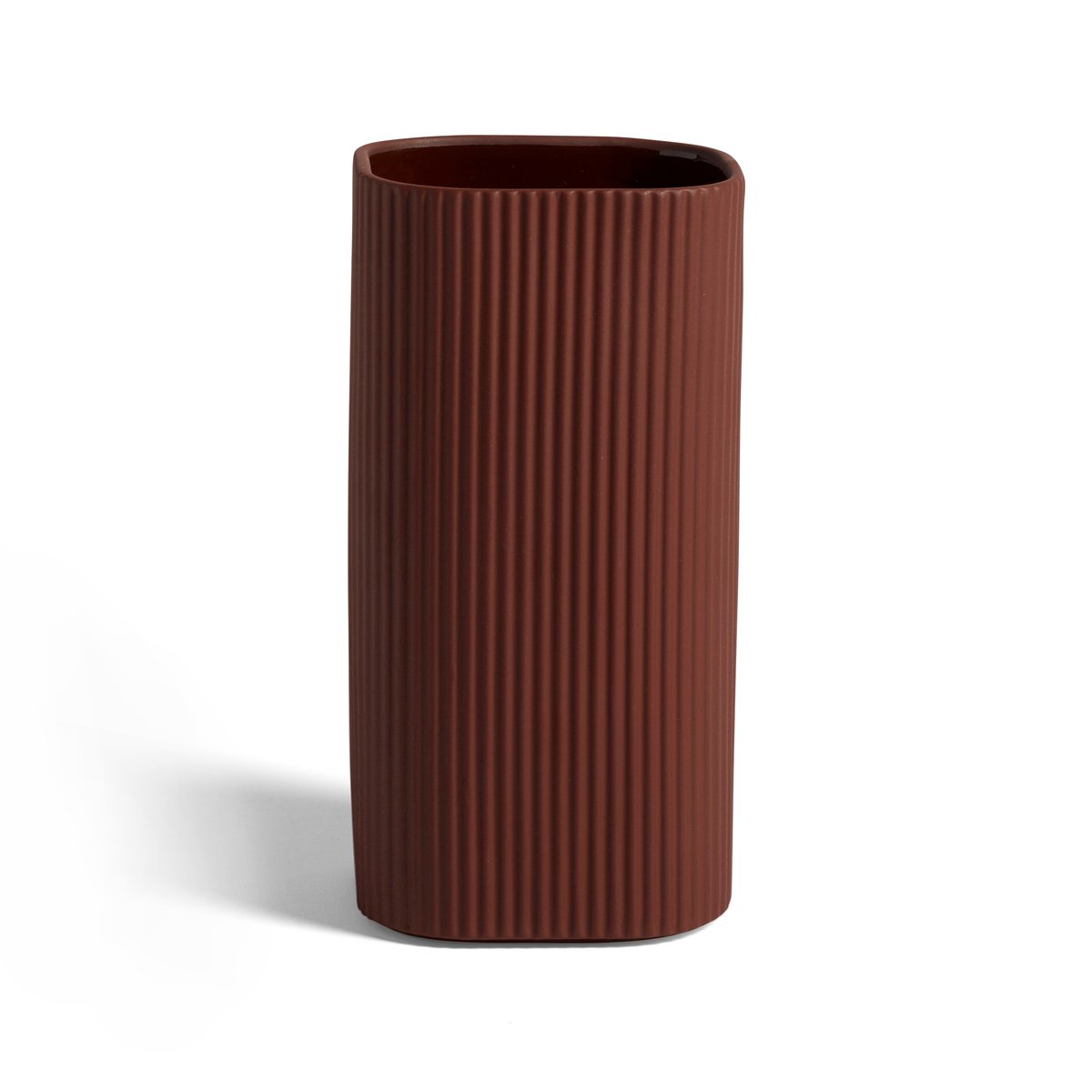 Facade maljakko 22 cm Dark terracotta