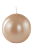 HILTON METALLIC pallokynttilä ø 10 cm Vaalea beige