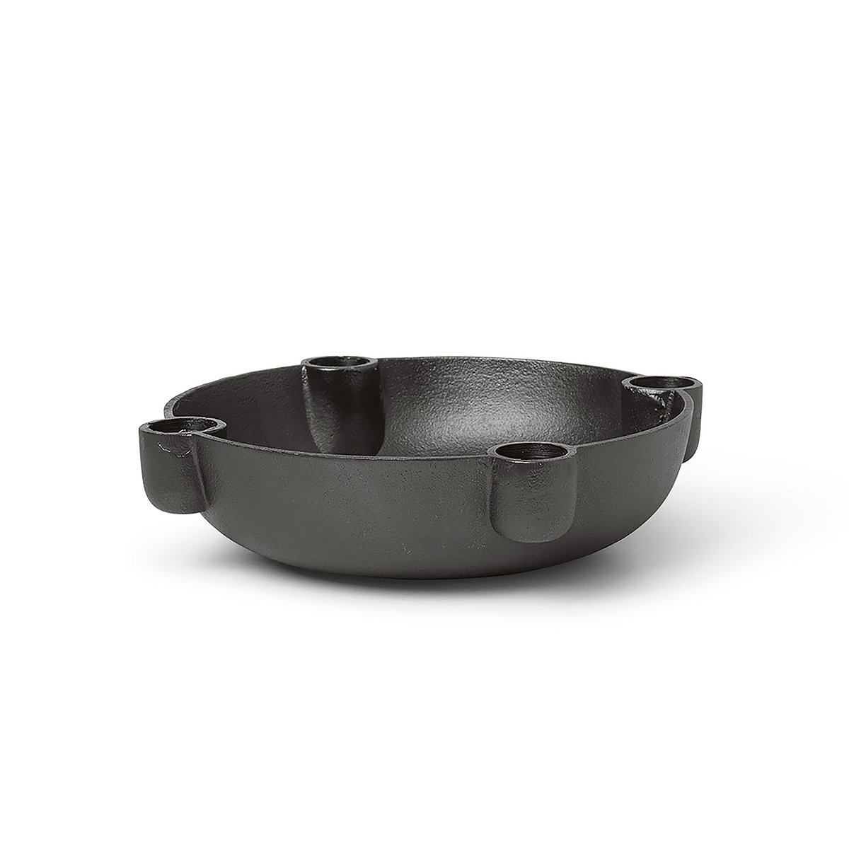 Bowl adventtikynttilänjalka medium Ø20 cm Blackened alumiini