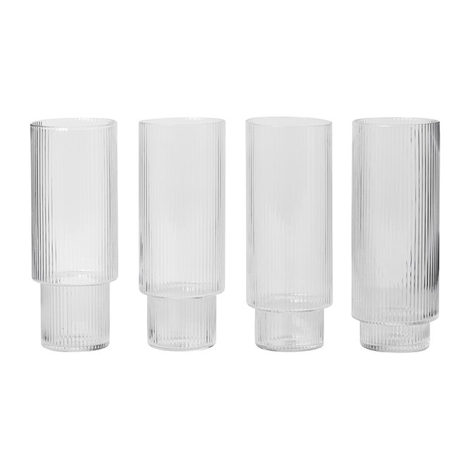 Ripple -longdrink-lasi 4/pk kirkas