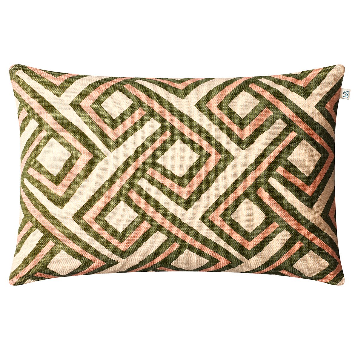 Lanka tyynynpäällinen, 40 x 60 cm Cactus green-rose