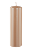 BECKY METALLIC pöytäkynttilä - korkeus 20 cm Vaalea beige