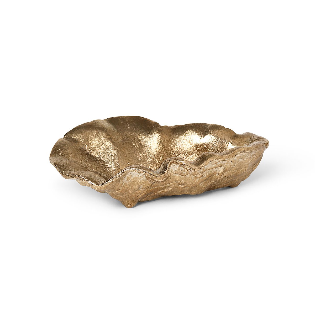 Oyster koristeskulho 10,5 cm Messinki