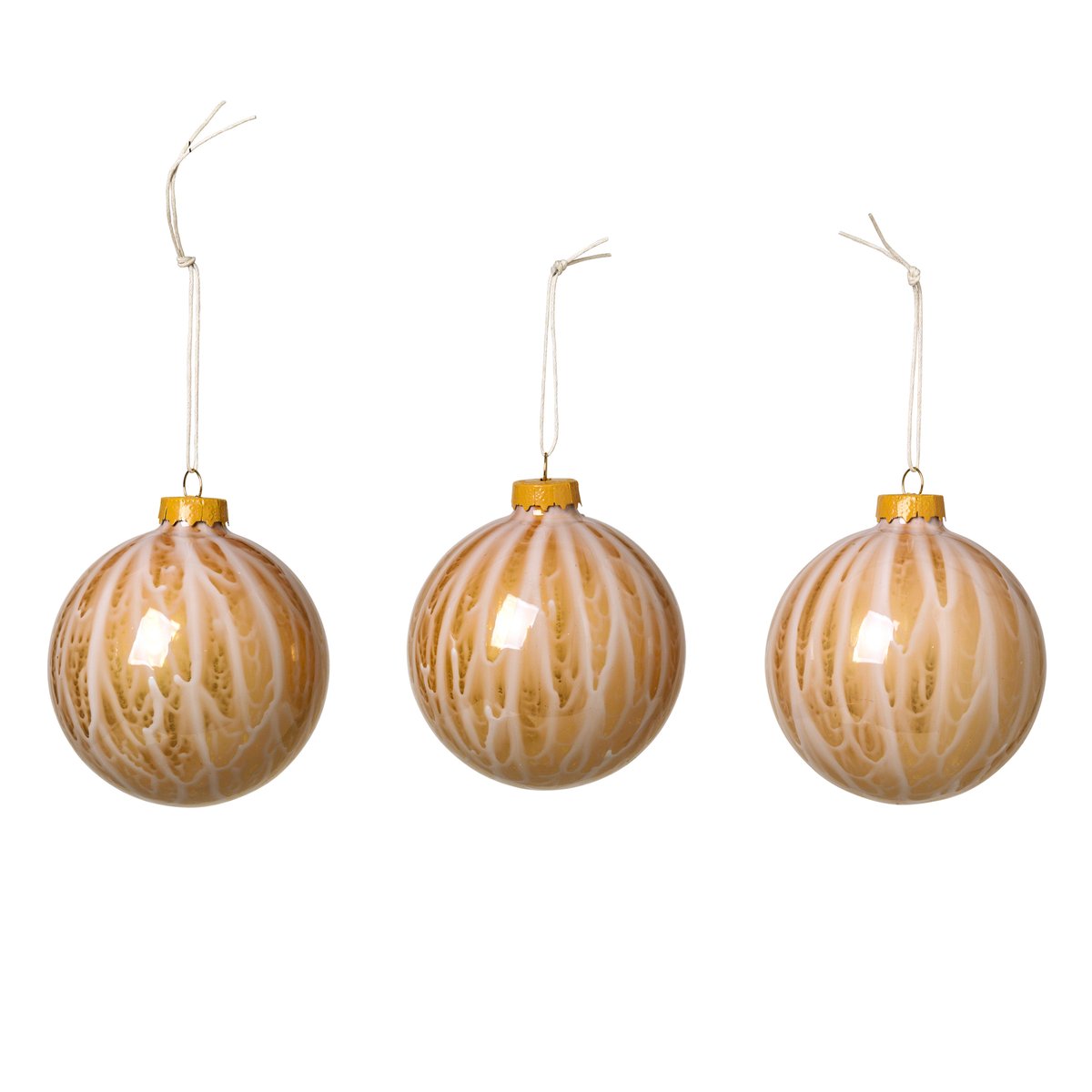 Marble joulupallo, 3-pakkaus Apple cinnamon