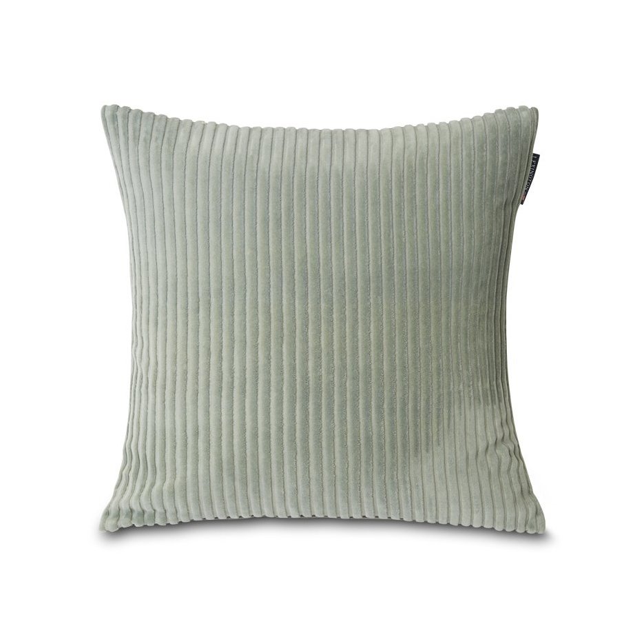 Velvet Cord -tyynynpäällinen 50x50 cm Sage green