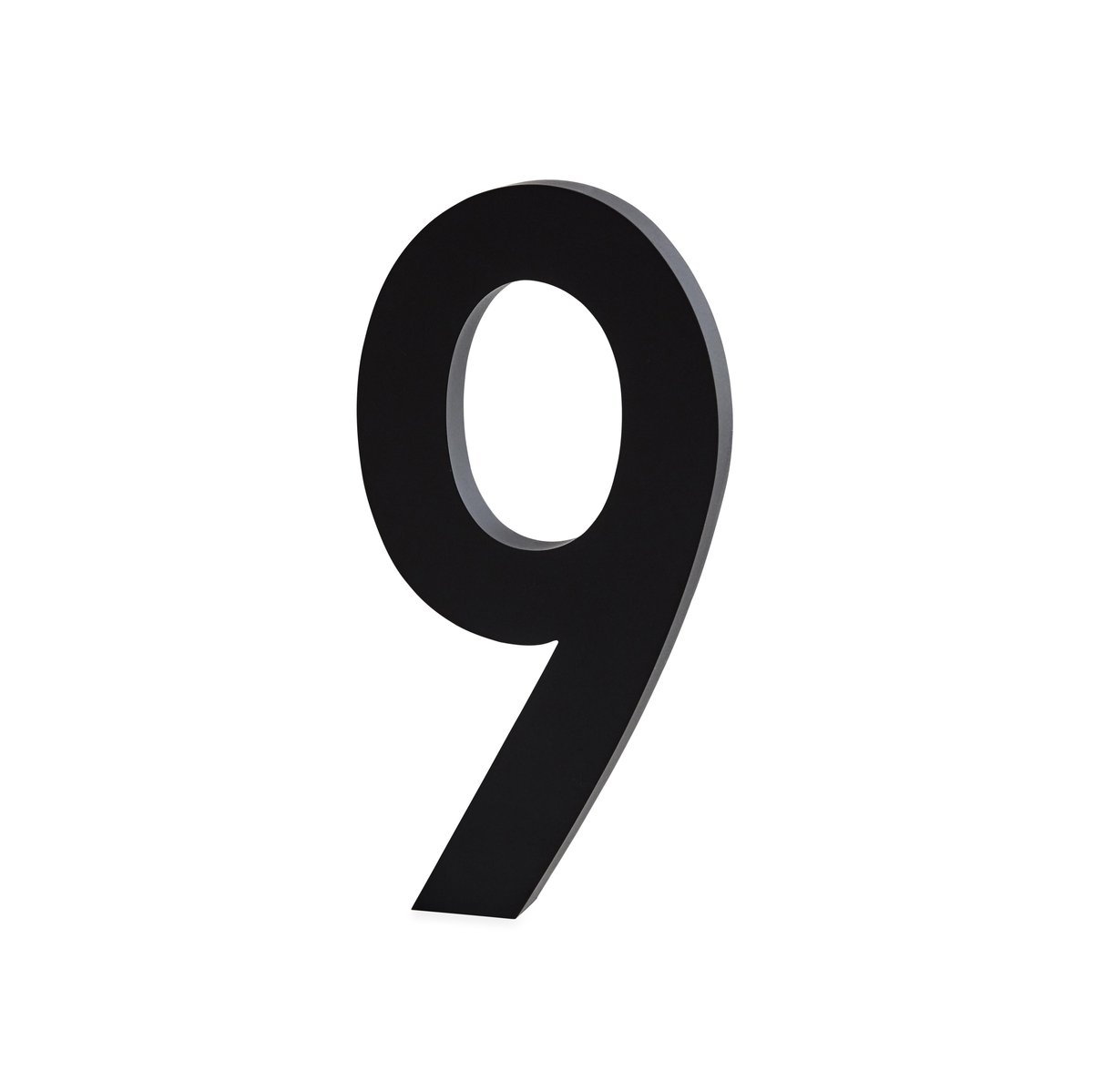 Design Letters numerot alumiini 50 mm 9