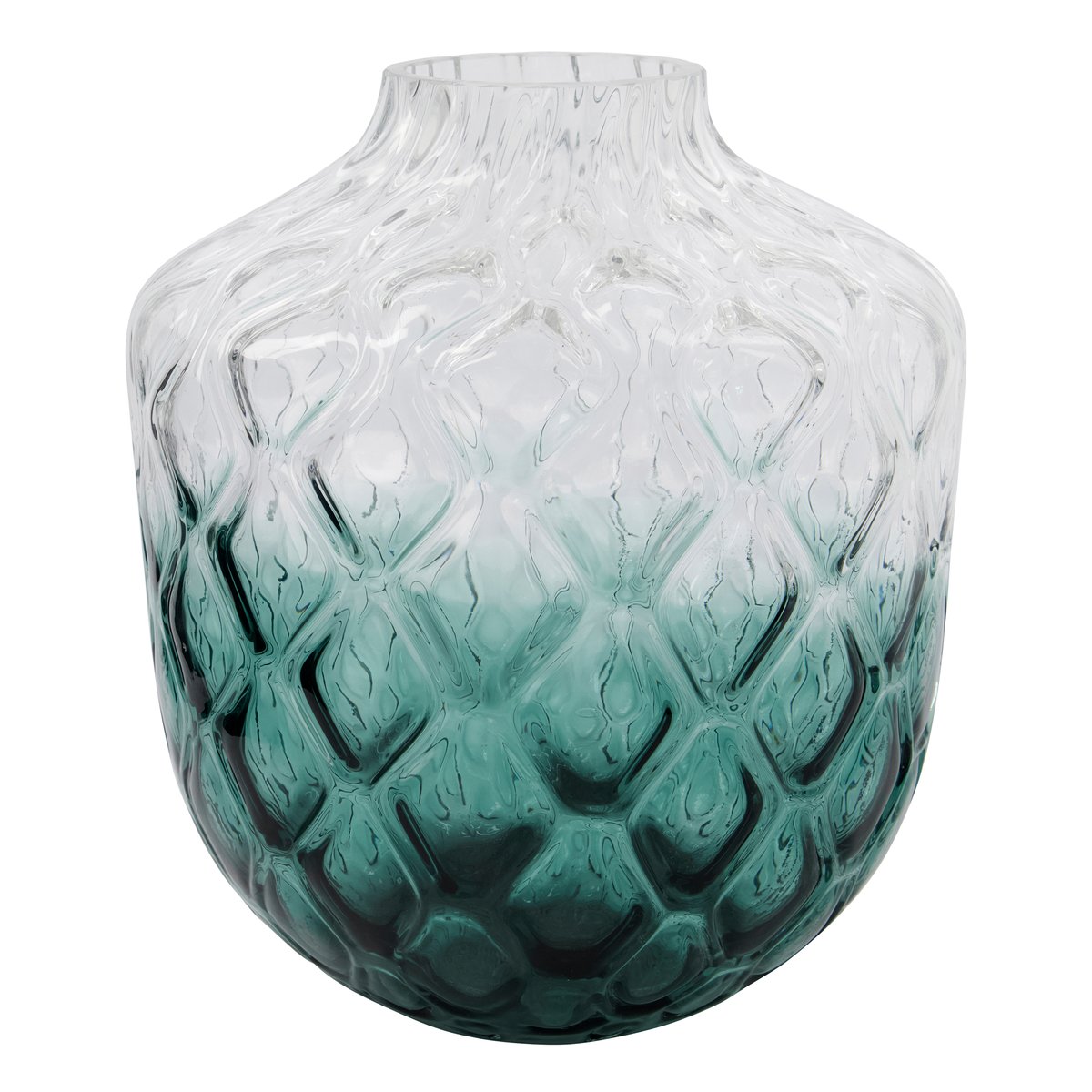 Art Deco -maljakko 31 cm Vihreä