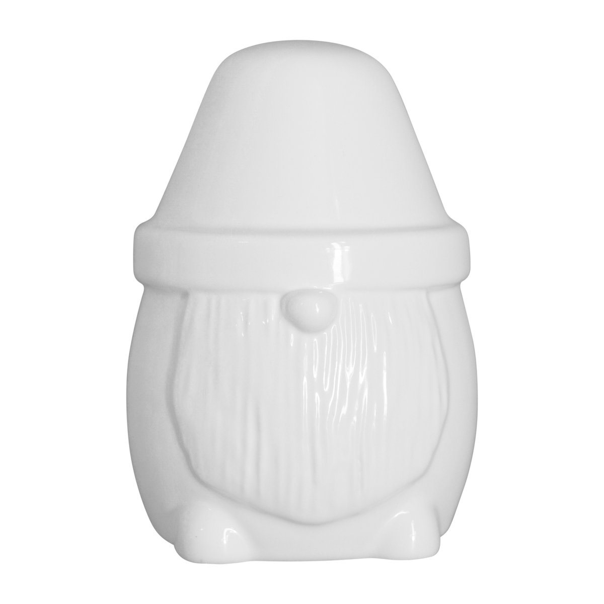 Mister Santa joulukoriste Ø9.5 cm Shiny white