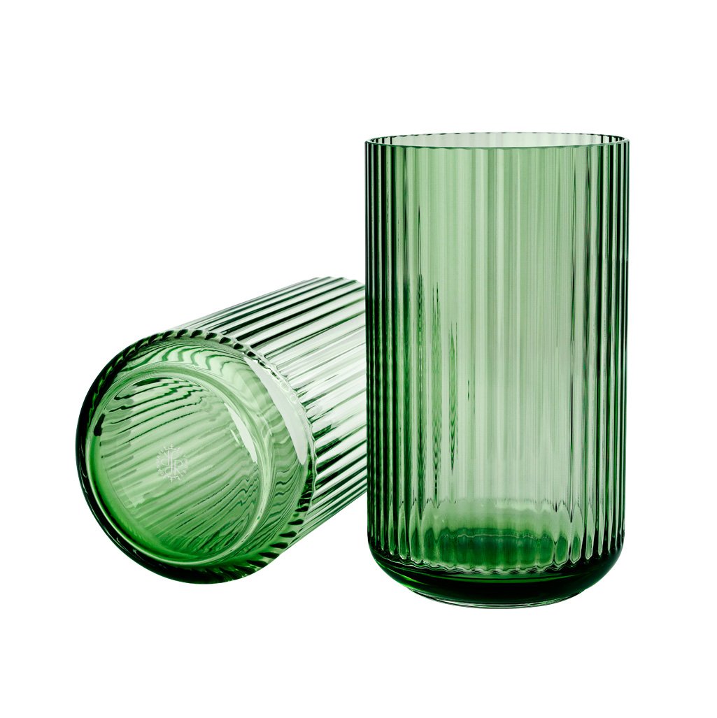 Lyngby maljakko lasi Copenhagen green 38 cm