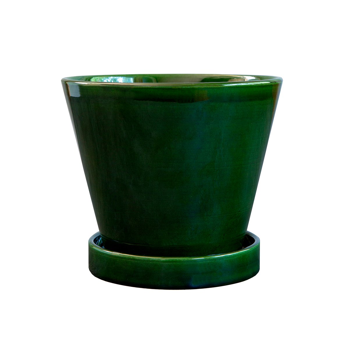 Julie ruukku lasitettu Ø17 cm Green emerald