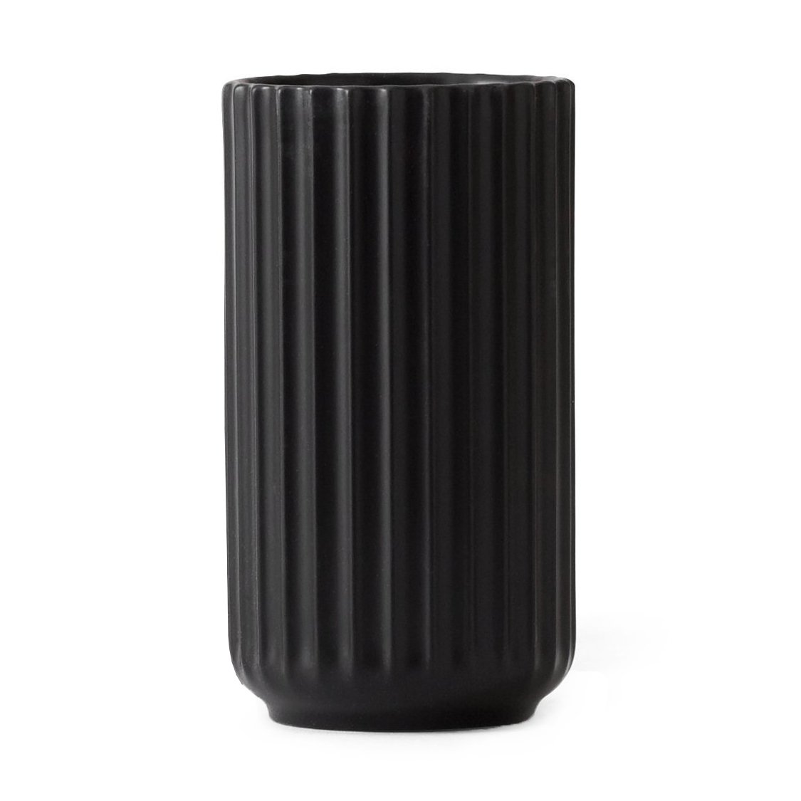 Lyngby maljakko musta matta 12 cm