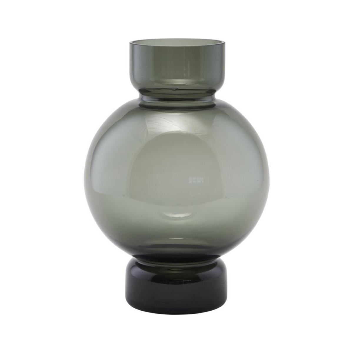 Bubble maljakko 25 cm harmaa
