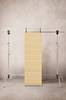 LORI STRIPE 01 villamatto 70x200 cm Keltainen/luonnonvalkoinen