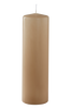 BECKY MATT pöytäkynttilä - korkeus 20 cm Vaalea beige