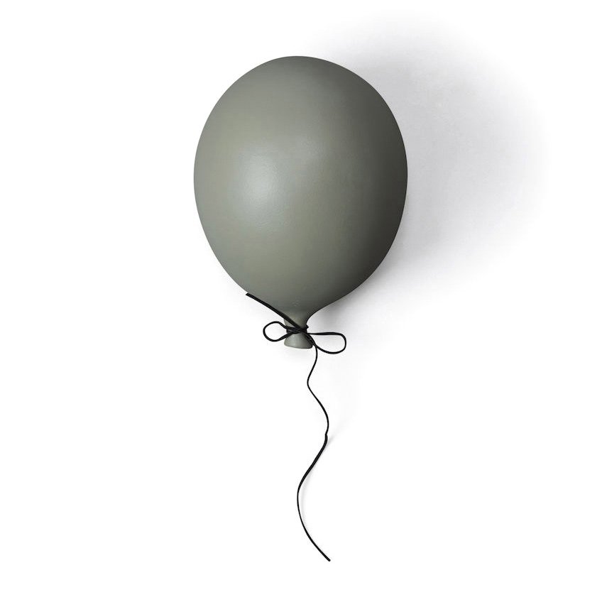 Balloon koriste, 17 cm Dark green