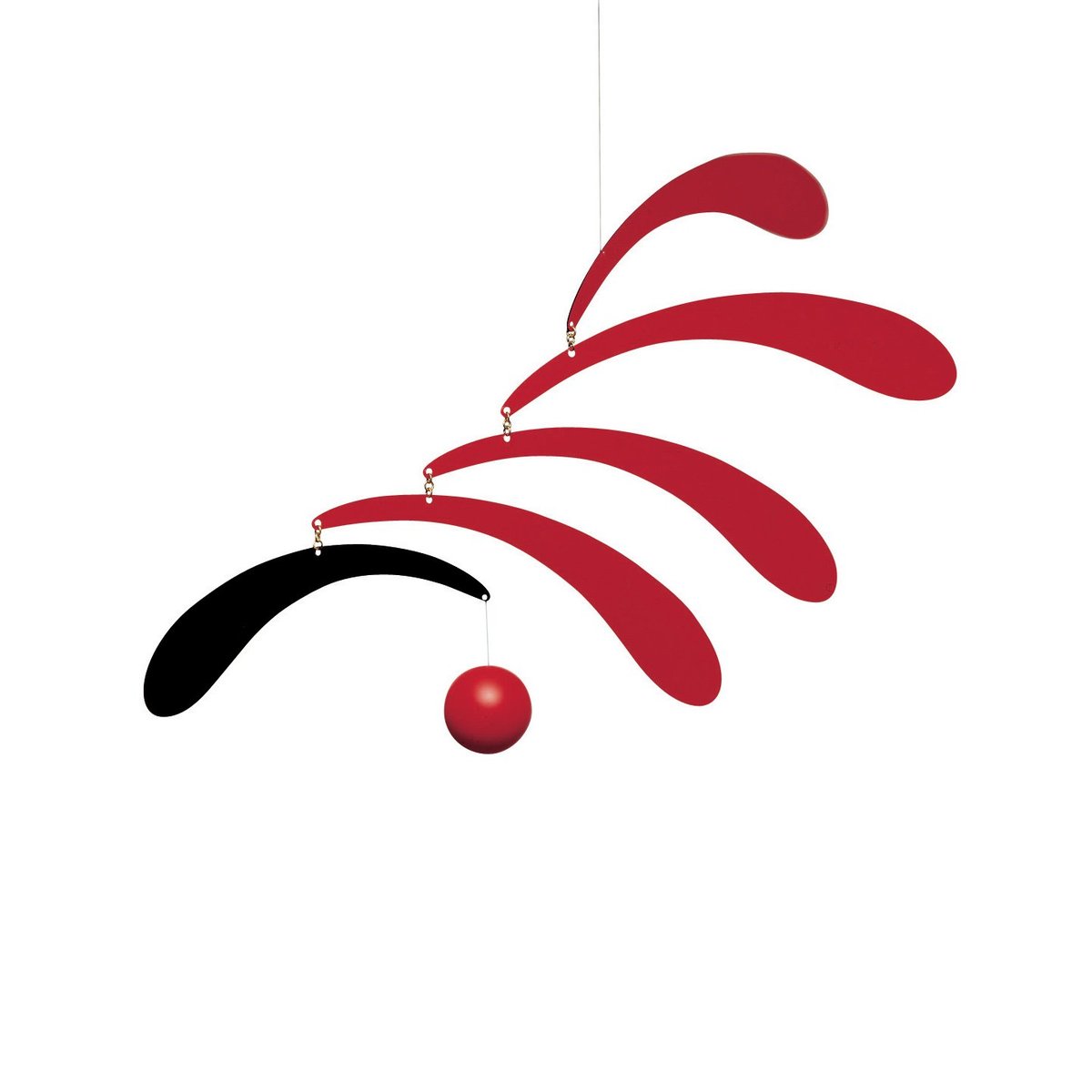 Flowing Rhythm mobile punainen