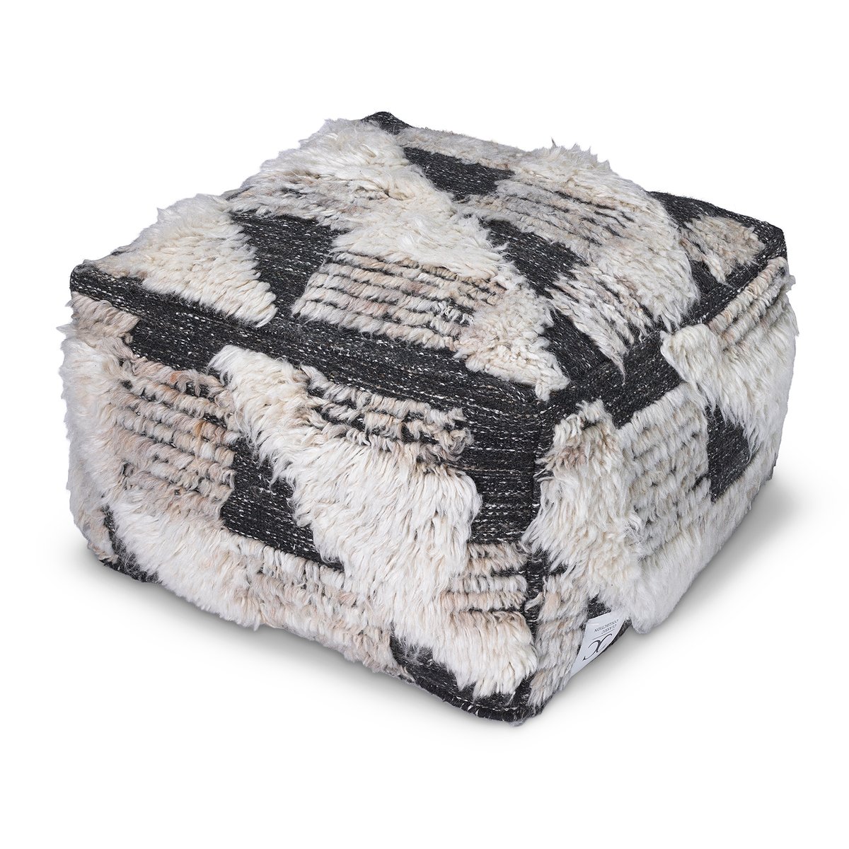 Marrakesh rahi 55x55 cm Ivory-charcoal