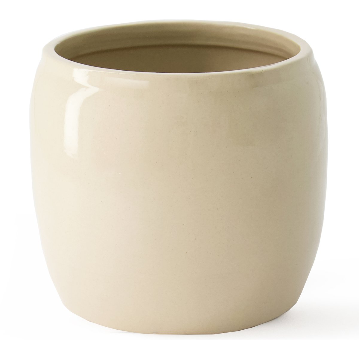 Ernst lasitettu ruukku Ø 22,5 cm Beige