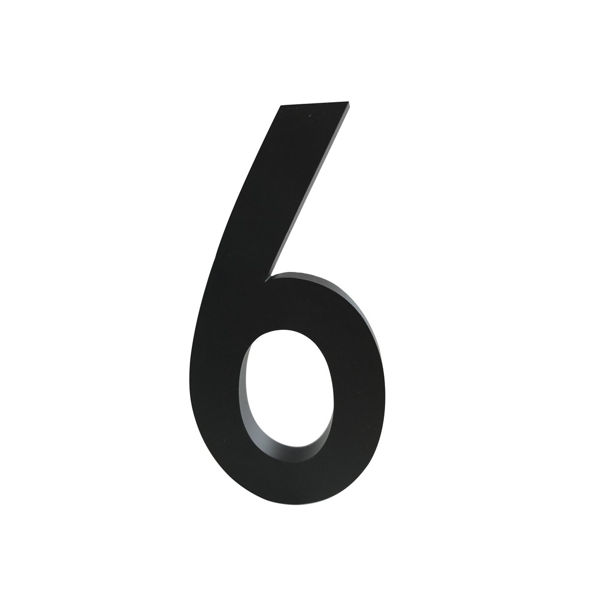 Design Letters numerot alumiini 50 mm 6