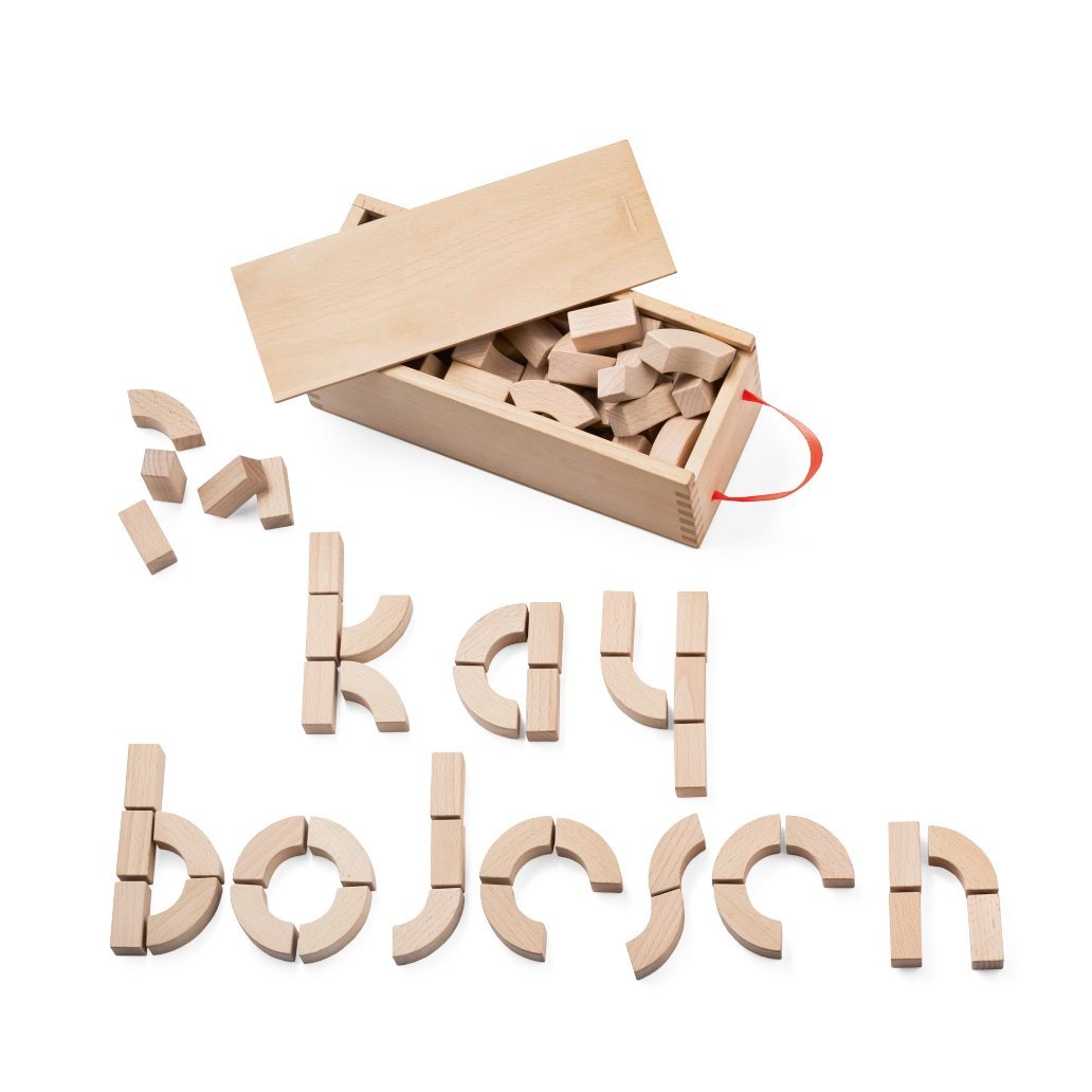 Kay Bojesen aakkospalikat pyökki