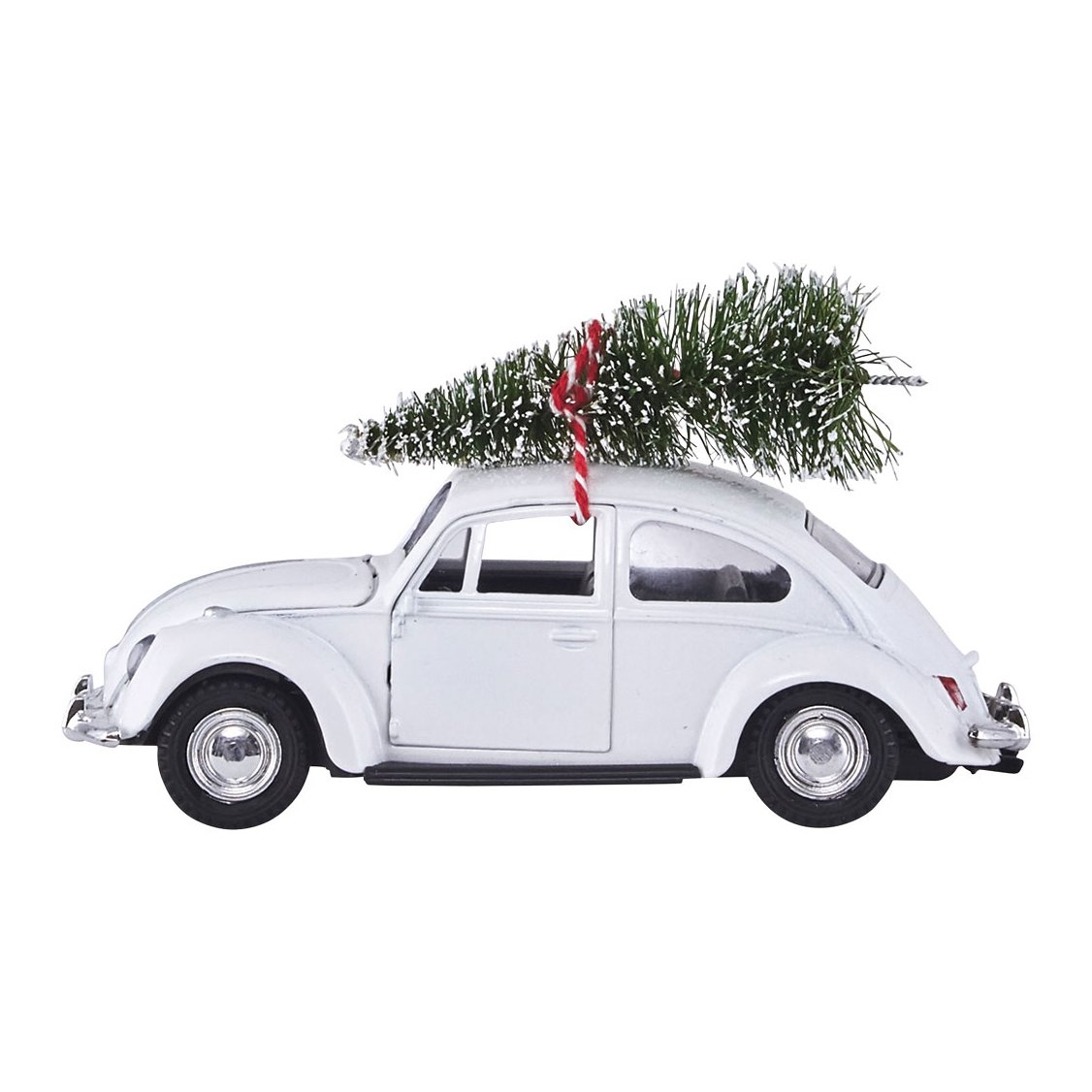 Xmas car Valkoinen