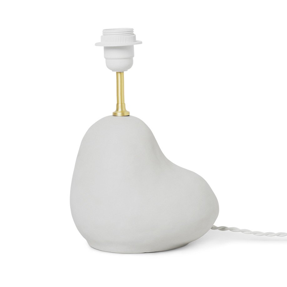 Hebe lampunjalka, small Off-white matt