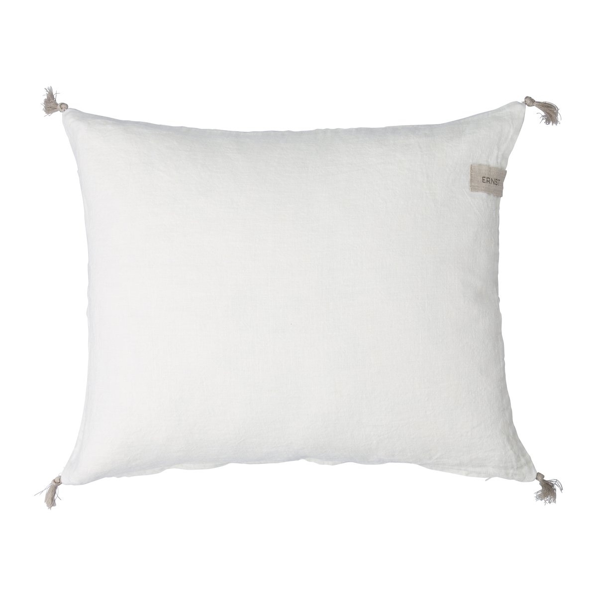 Ernst tyynynpäällinen tupsuilla, 50 x 60 cm valkoinen