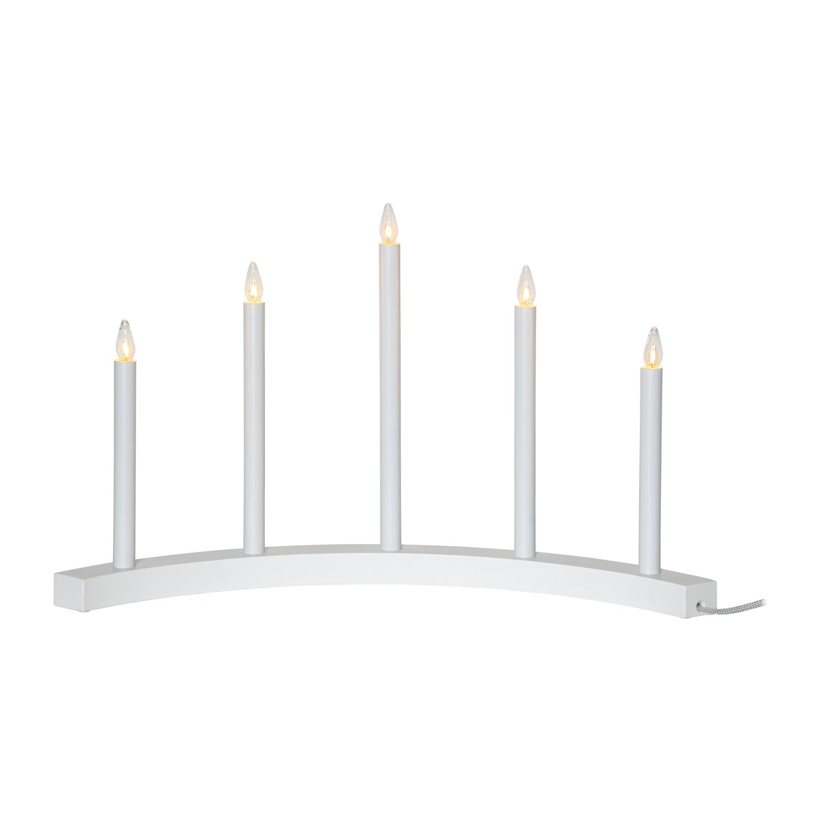 Accent adventtikynttilänjalka Valkoinen