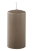 BECKY MATT pöytäkynttilä - korkeus 12 cm Pellavabeige