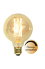 LED lamppu E27 G95 Vintage Gold