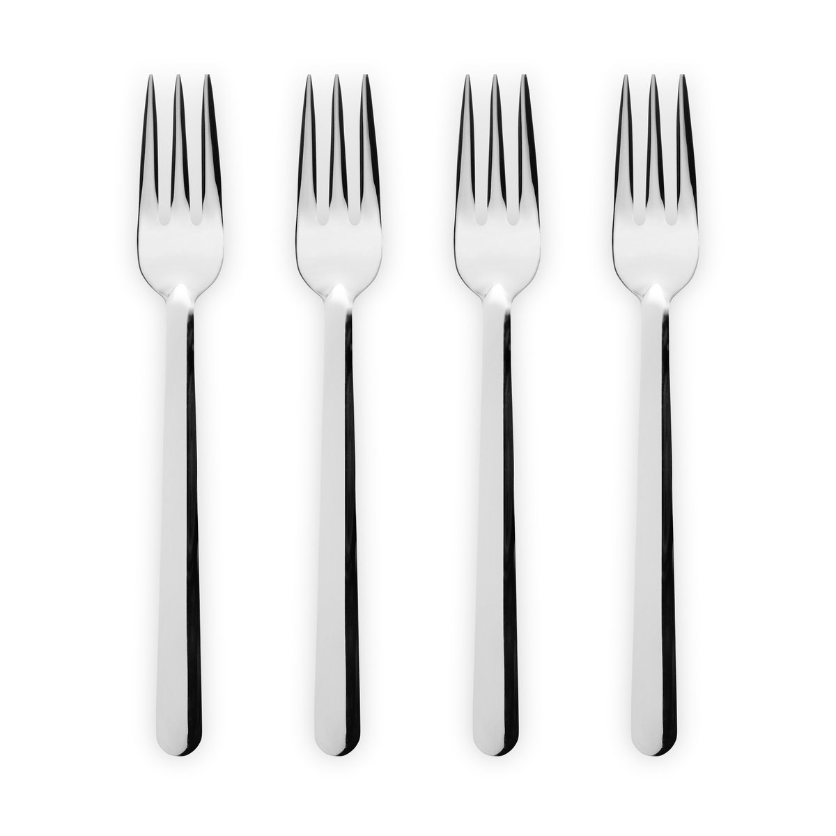 Legio Nova kakkuhaarukka 4-pack Ruostumaton teräs teräs