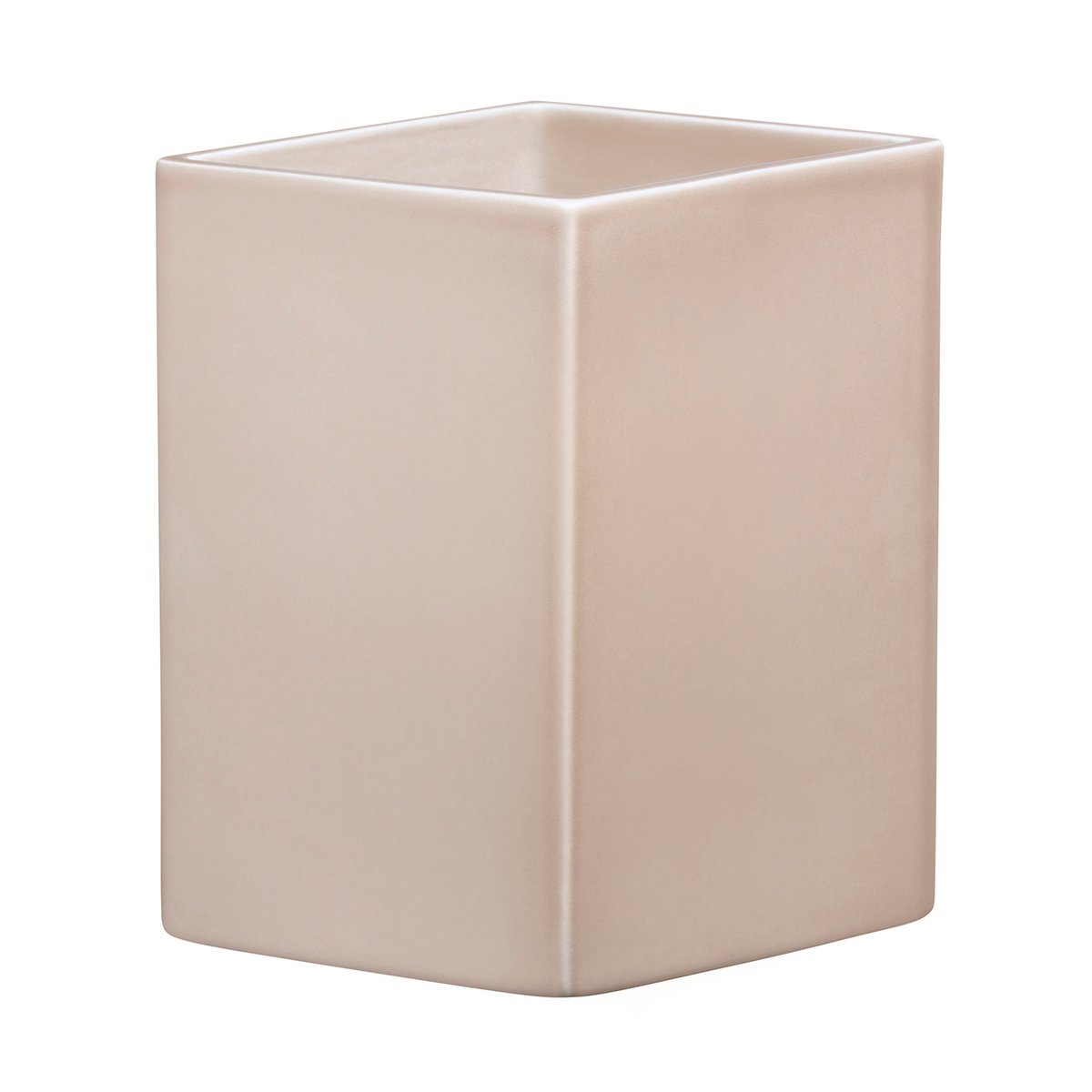 Ruutu keramiikkamaljakko 225 mm Beige