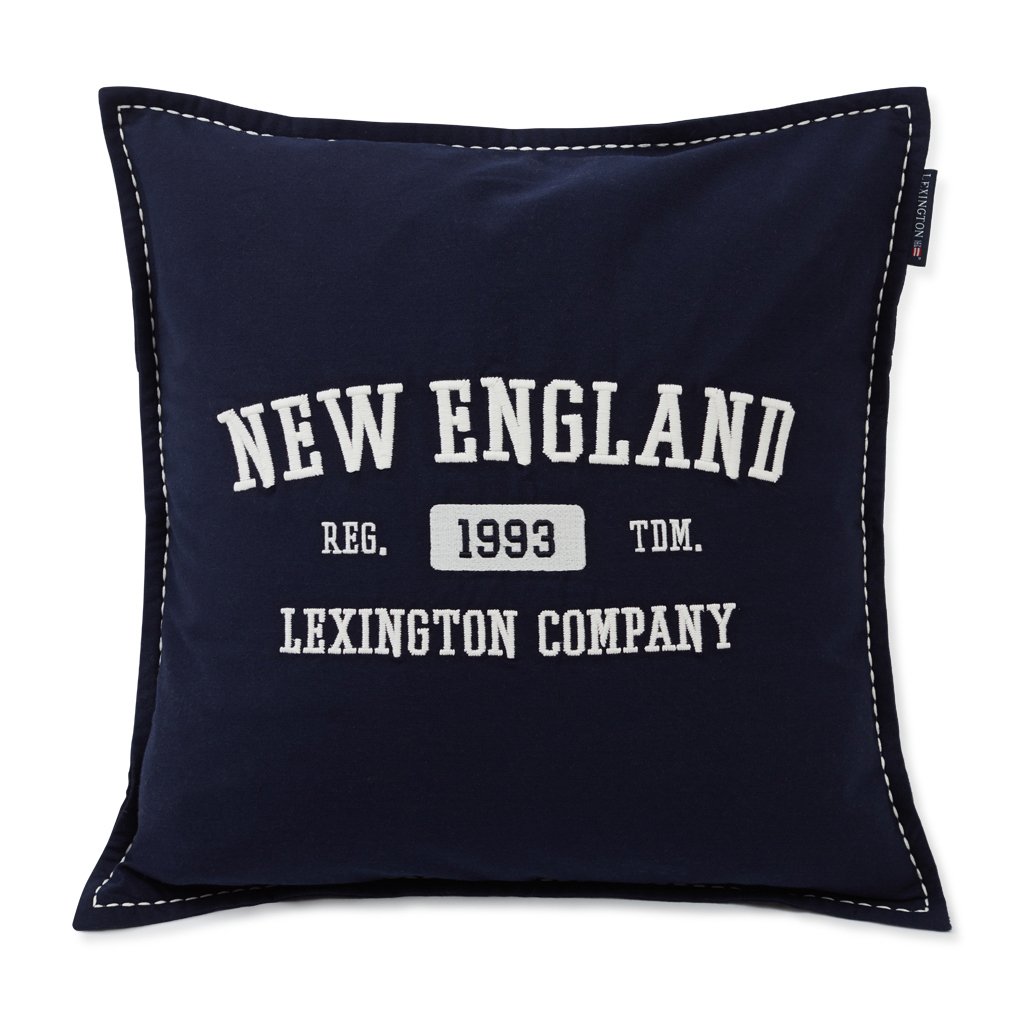 Cotton Twill Logo Message tyynyliina 50x50 Blue