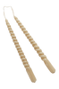 TWISTER kynttilät, 2/pakk. Hiekka