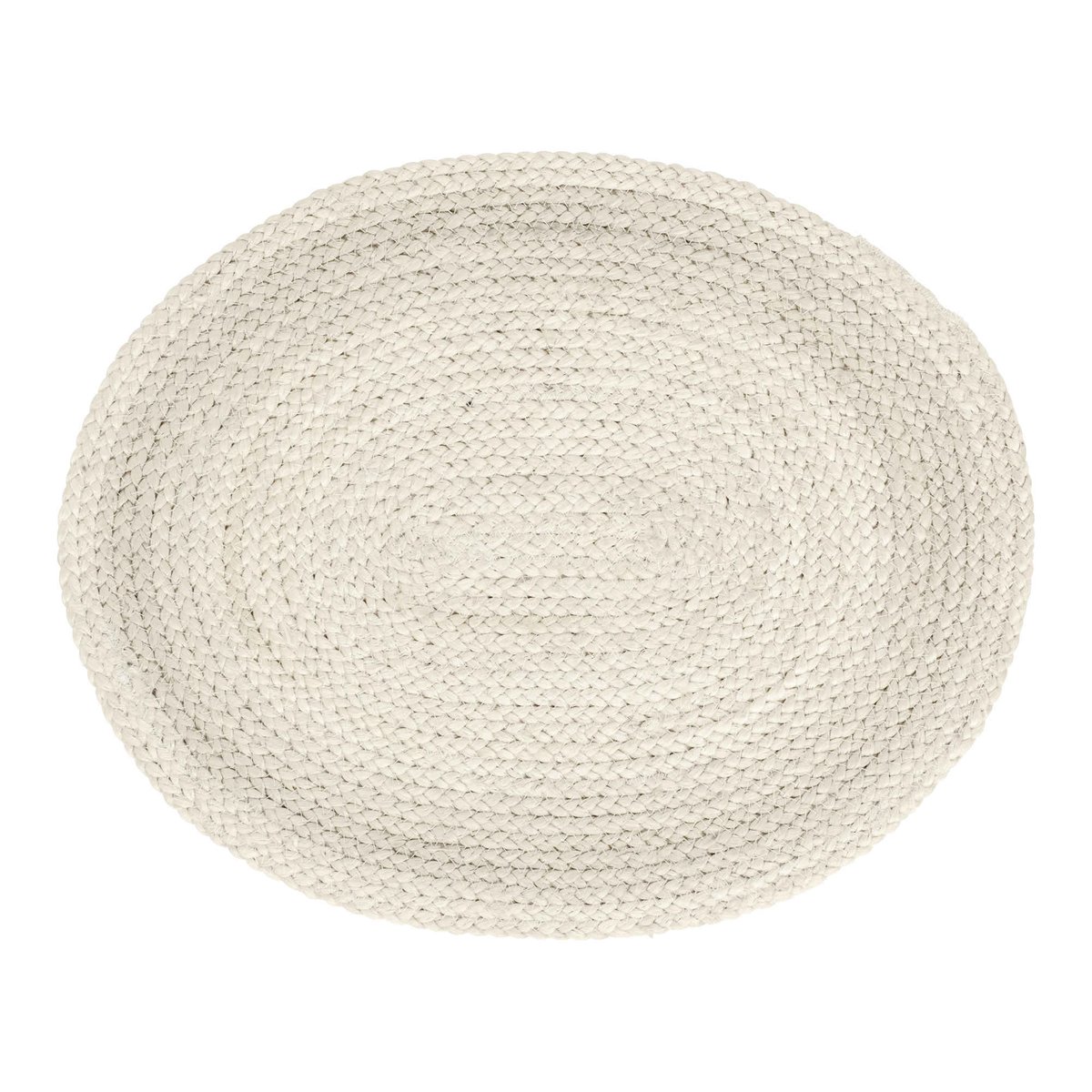 Braided pöytätabletti ovaali Ivory
