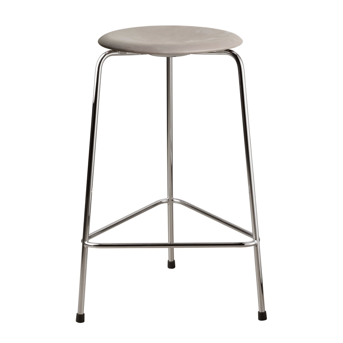 High Dot -jakkara, nahka Lava grey-chrome