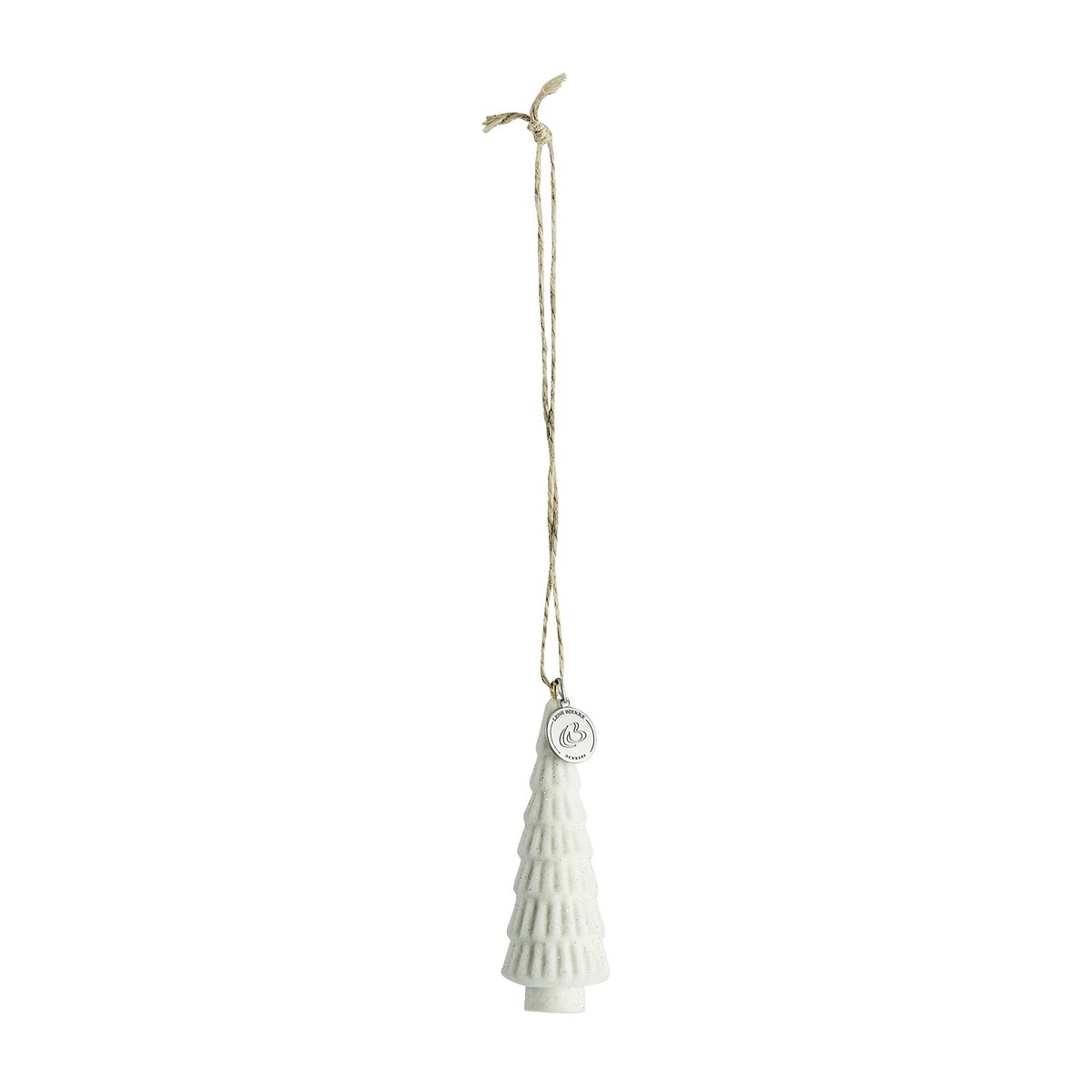 Jalia joulukoriste kuusi 8,5 cm Off White