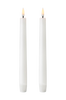 UYUNI LIGHTING - LED-kruunukynttilät - 2,3 x 20,5 cm, w/switch, 2/pakk.