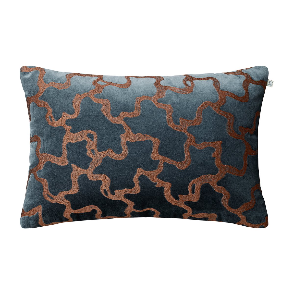 Chand tyynyliina 40x60 cm Sea blue-cognac