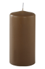 BECKY MATT pöytäkynttilä - korkeus 12 cm Beige