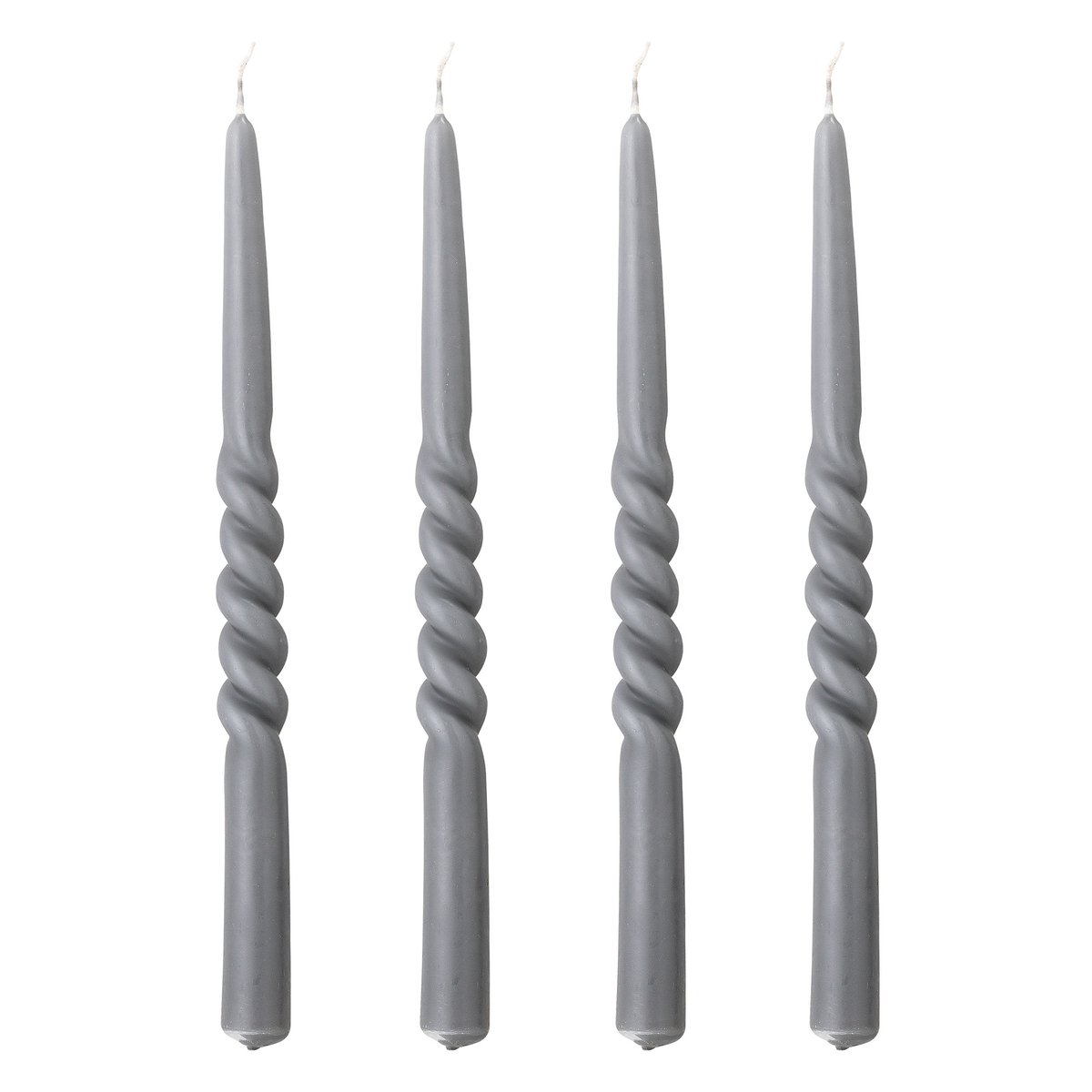 Twist kynttilät 4-pack Harmaa