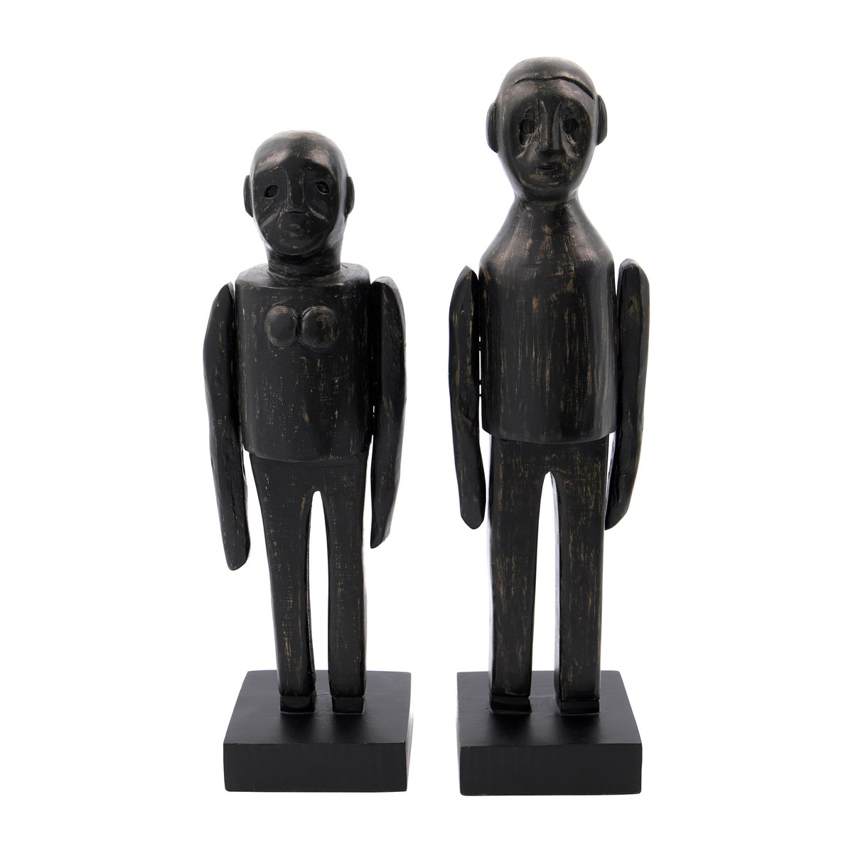 Spouses taideteos 32 cm Musta
