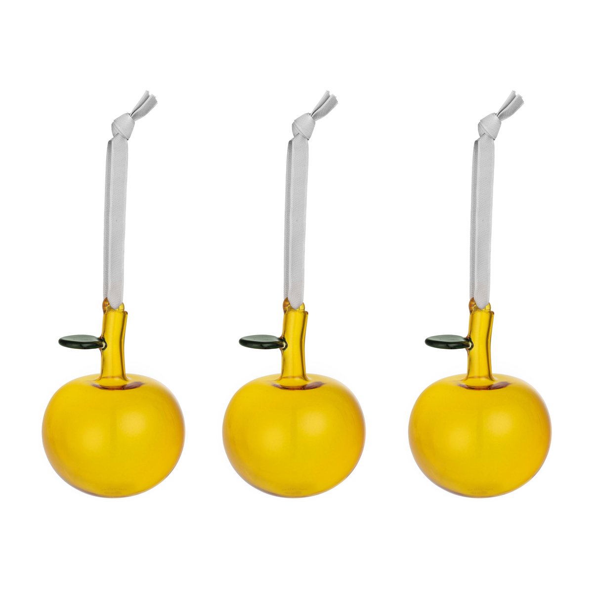 Iittala lasiomena, 3-pakkaus Keltainen